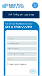 Mobile Screenshot of basicpoolsupply.com